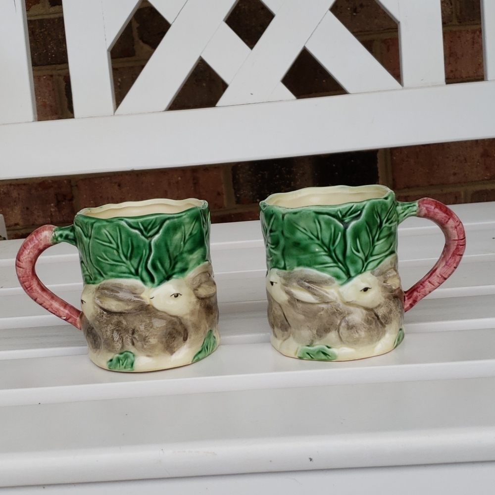 Pair of bunny mugs